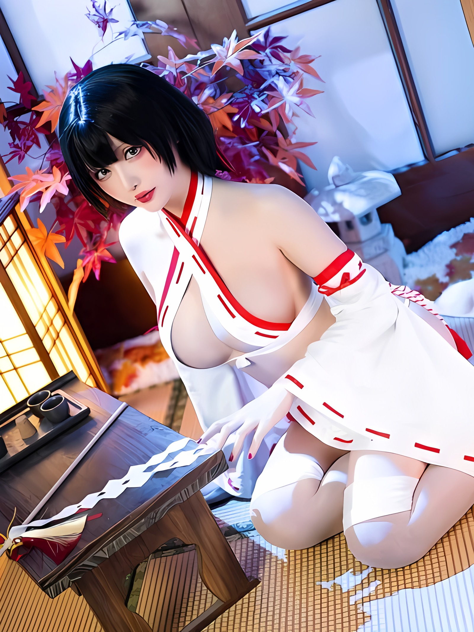 星百合-新年巫女